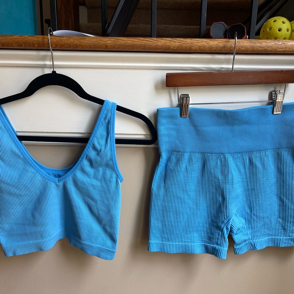 Colsie Blue Athletic Shorts